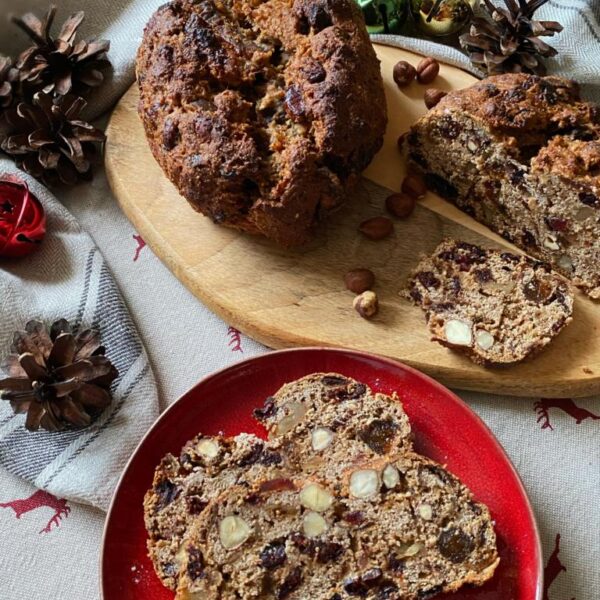 Früchtebrot glutenfrei vegan | Kuchenschawellche